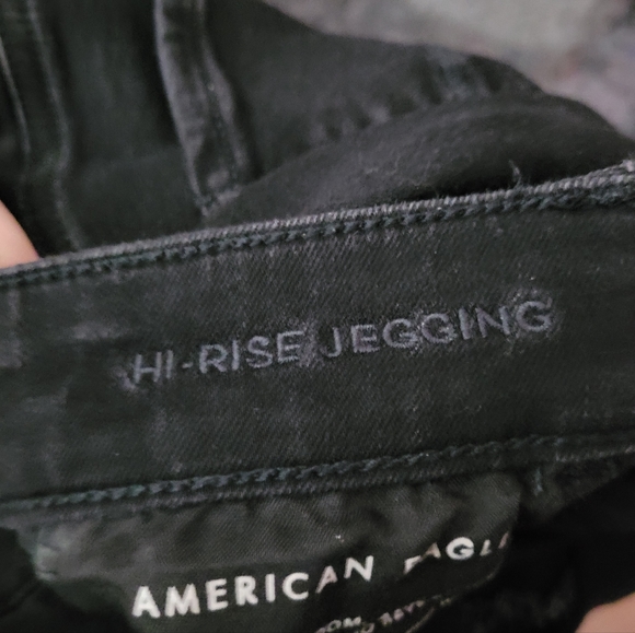 AMERICAN EAGLE | hi-rise jegging skinny stretch distressed jeans - Picture 8 of 10